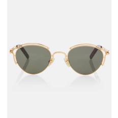 Jean Paul Gaultier 56-5102 oval sunglasses - gold