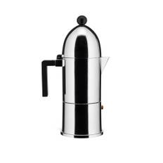 Alessi - La Cupola Espresso coffee maker - 6 cups - Kaffemaskiner och kaffebryggare - Aldo Rossi - Silver,Svart