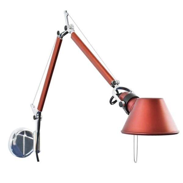Tolomeo Micro Vägglampa Röd