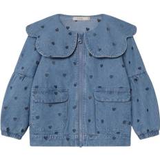 Fliink Donna Denim Bomber Jacket Stl. 6Y/116 fepojkar - Höstjackor Från Magasin - Light Denim Blue (6Y/116)