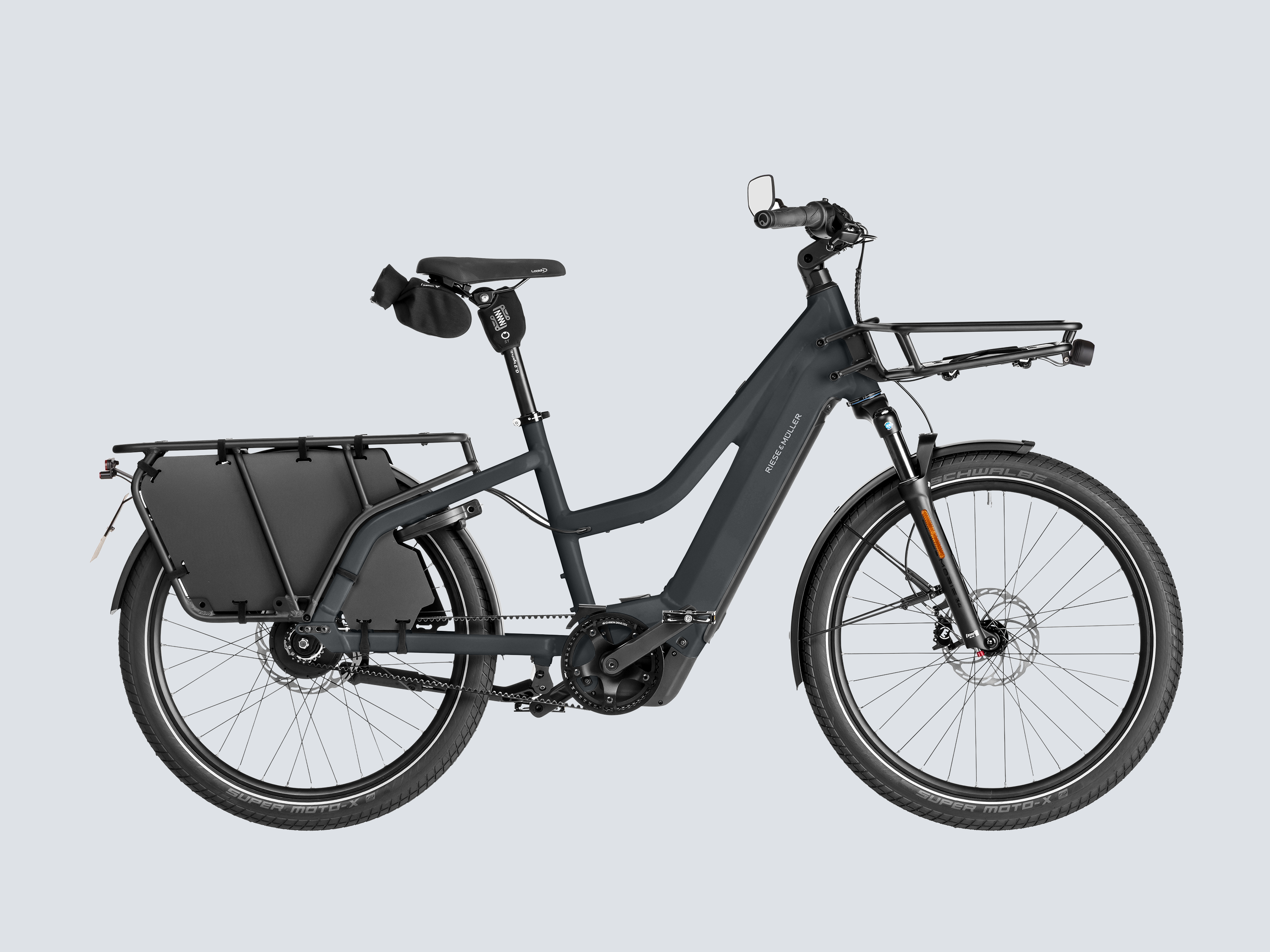 Riese & Müller Multicharger3 Mixte Vario HS - Utility Grey/Black Matt / 51 cm (175-200 cm)