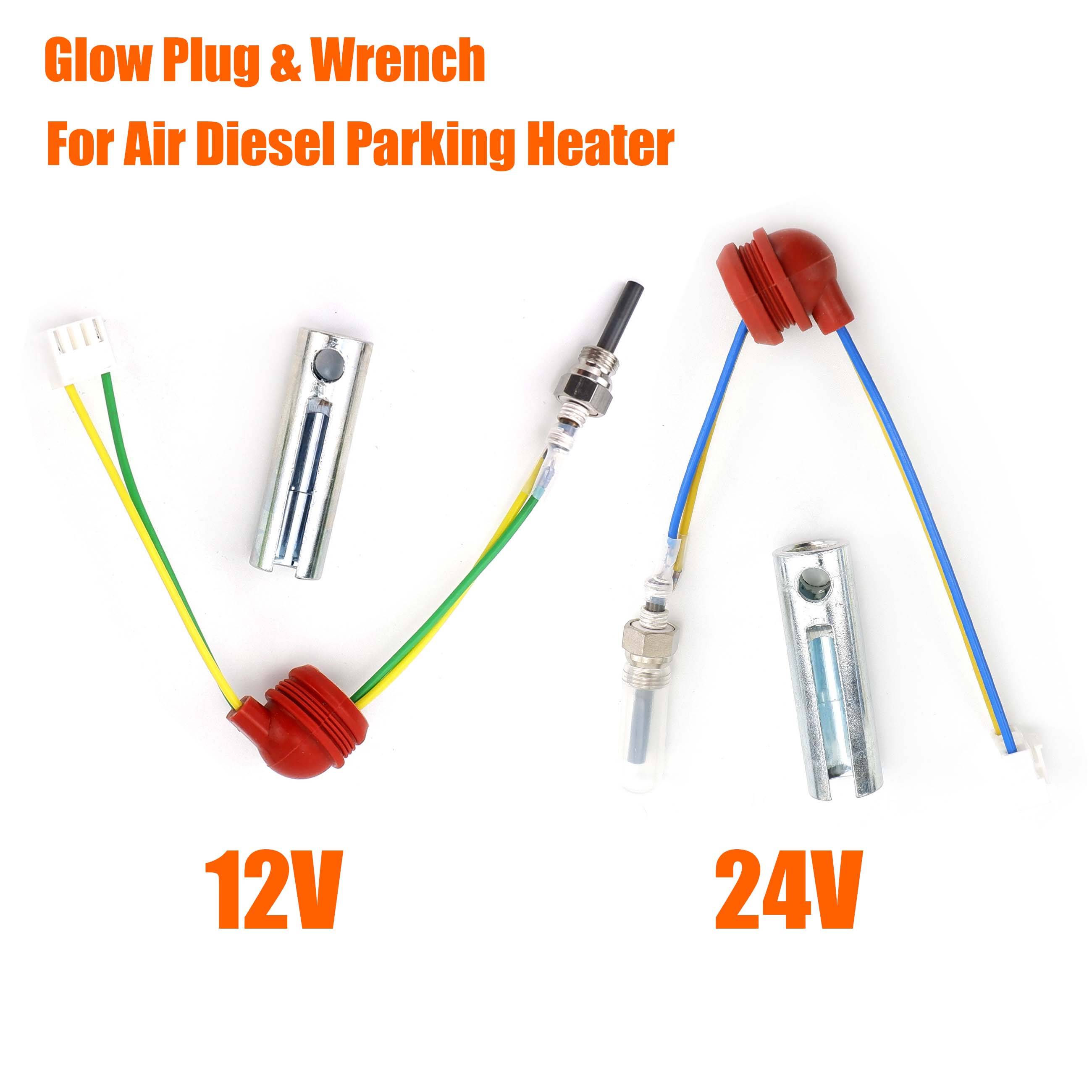 Air Diesel Heater 12V / 24V Ceramic Glow Plug Ignition Wrench For Webasto Eberspacher 3-8kw Car Truck VAN Boat