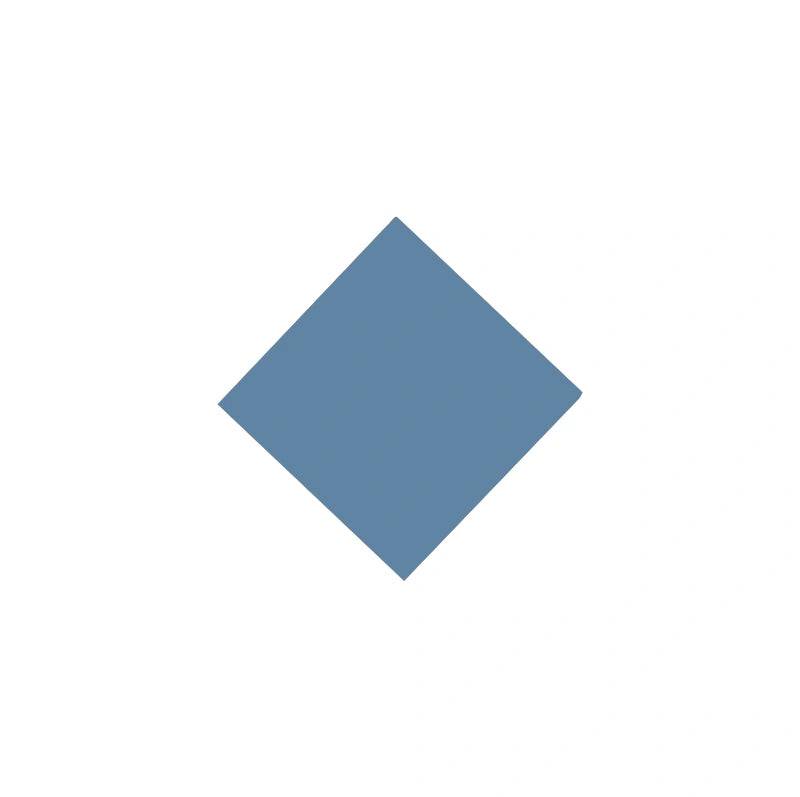 Fliser - Kvadrat 5 x 5 cm, blå