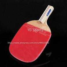 Bordtennisracket tr&#xE4; pingisracket paddel de bord sport fitness pingis raquete tenis de mesa tenergy padel - Randigt handtag