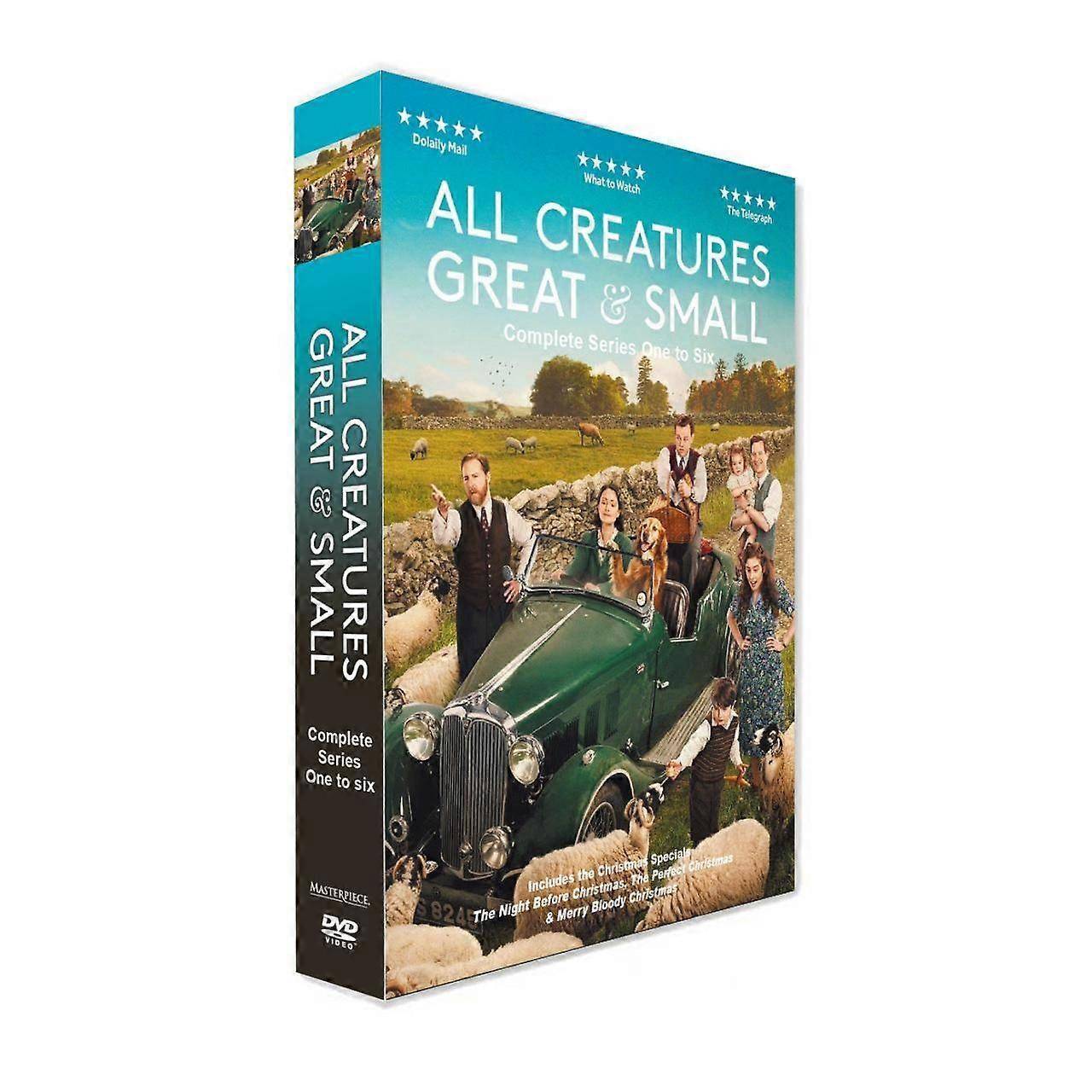 Ny Box Set Alla varelser, stora som små Säsong 1-5 DVD 10 Skivor engelsk version