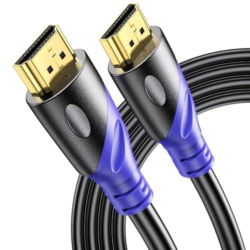 Rommisie 8K HDMI 2.1 Kabel 3m, 8K@60Hz 4K@120Hz High-Speed Kabel Lead 48Gbps, Supports eARC HDR10 HDCP 2.2/2.3, Kompatibel mit all HDMI devices PC/TV/HDTV/Blu-ray