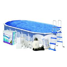 GRE swimmingpool, oval 9,15x4,70x1,32 - PoolOasen