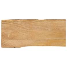 vidaXL bordplade 80x40x2,5 cm naturlig kant massivt mangotræ