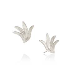 Small Aura Silver Earrings