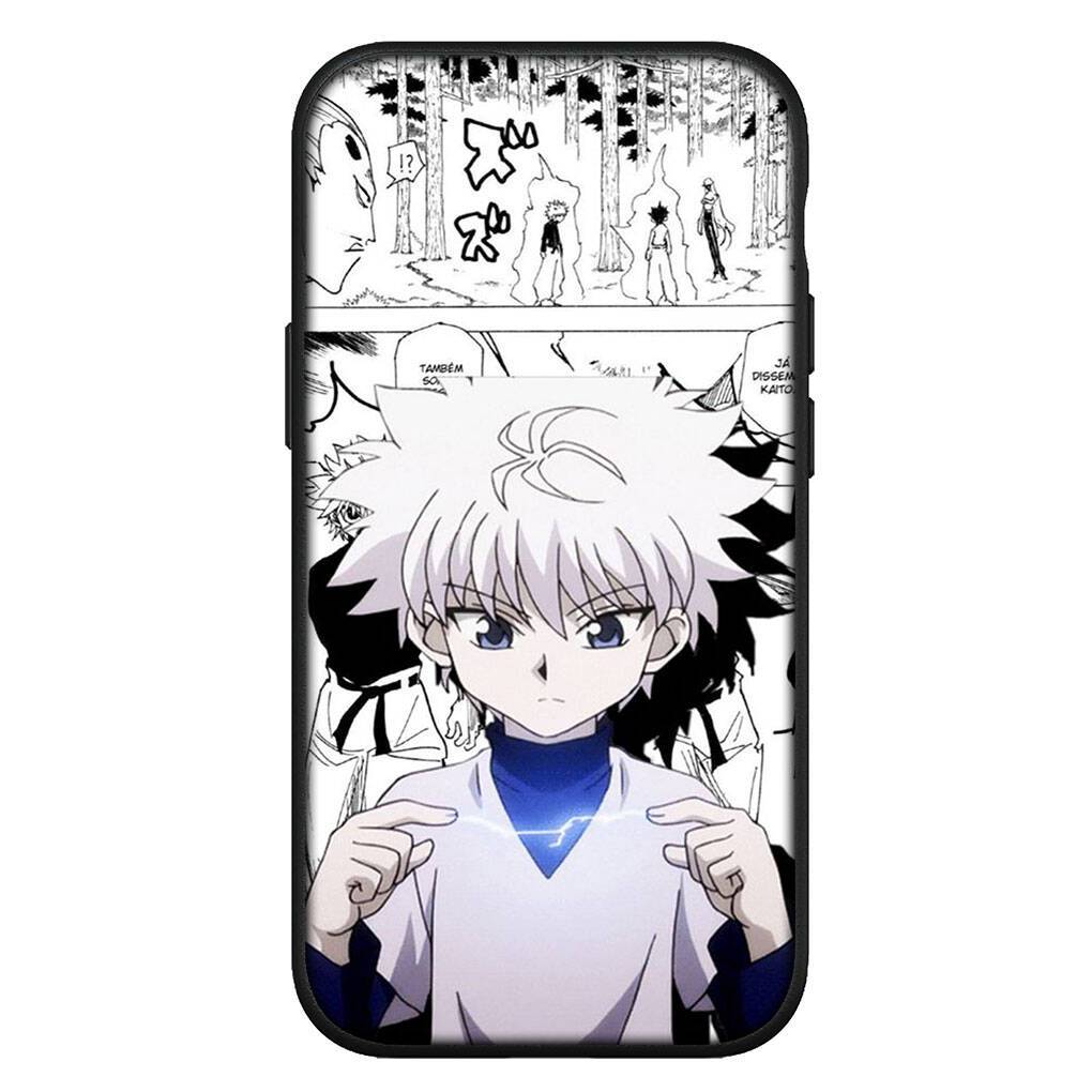 for Samsung Galaxy S25 S24 S23 Ultra FE Plus A17 A37 A57 A56 A55 A06 A16 A15 A36 A26 A35 A05 A25 A54 A34 Case Gon Freecss Killua Hunter X Hunter Cover for Redmi Note 14 5G ecru