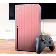 Ljusrosa färg med ränder xbox dekal