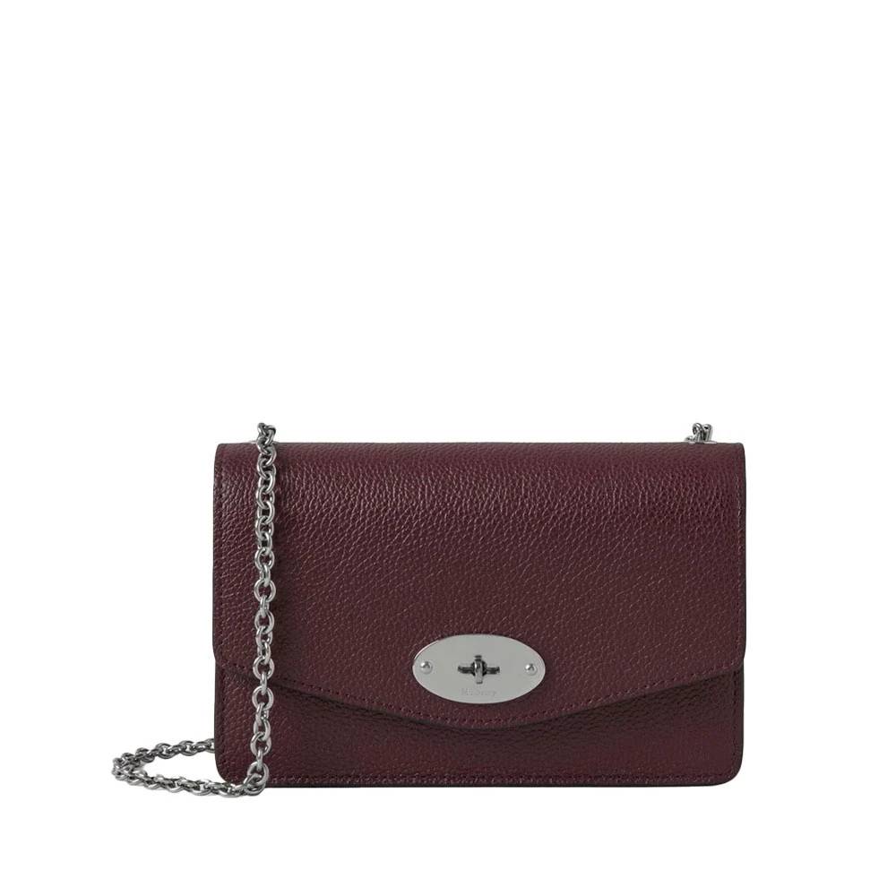 Mulberry Sort Kirsebær Lille Darley Crossbody Taske - Tasker - Dame - Brun - ONE SIZE - Uld