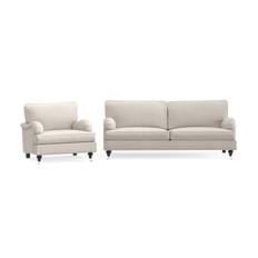 Soffgrupp Oxford Classic 3-sits+Fåtölj - Beige Howard soffgrupp Bloomington