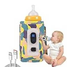 USB Milk Bottle Warmer | Portable Bottle Warmer | Digital Milk Warmer Bag | Adjustable Heat Bottle Warmer | Baby Bottle Warmer | Feeding Bottle Insulation Cover For Travel