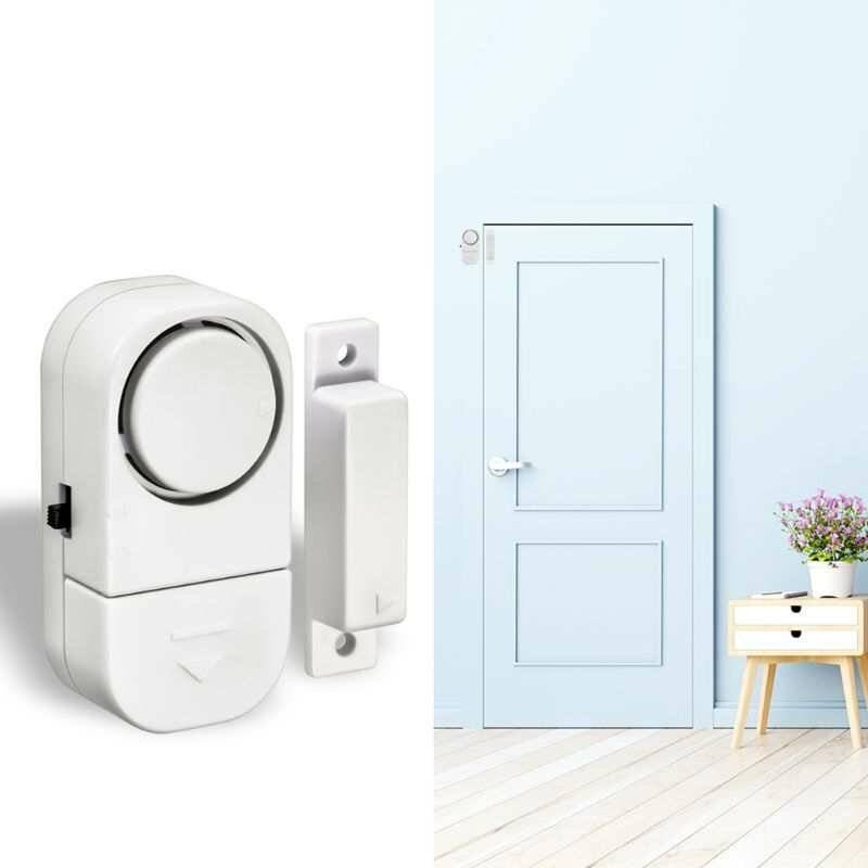 Trådlös dörr- och fönsterlarm med magnetisk sensor för hemssäkerhet