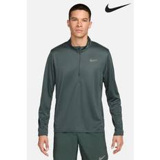 Nike Dark Green Dri-FIT Pacer Half Zip Running Top