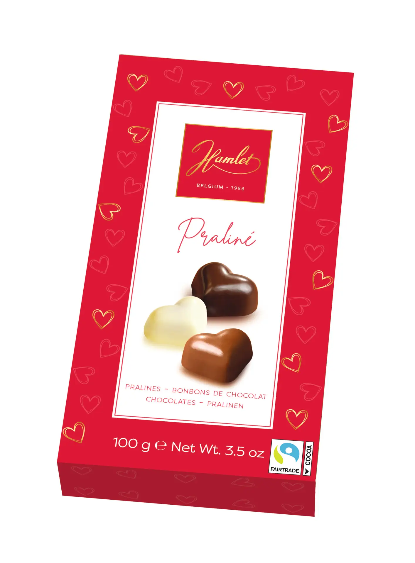 Goda chokladhjärtan med pralinéfyllning