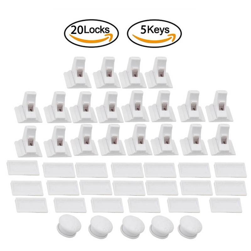 Magnetisk Barnsäkerhet - 20ps lås 5 nyckel
