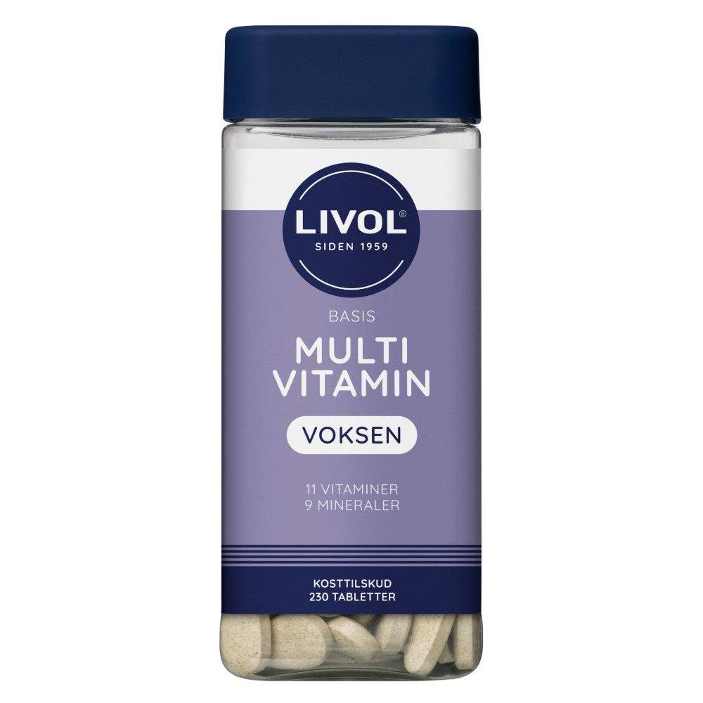 Livol Multivitamin Basis 230 stk - Kosttilskud