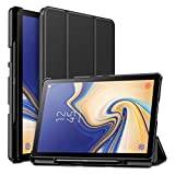 Yunxwd Universellt 10,5 tums Surfplatta Skyddsfodral, Stötsäkert Stativfodral med Automatisk Väckning/Sömn för Samsung Galaxy Tab S4