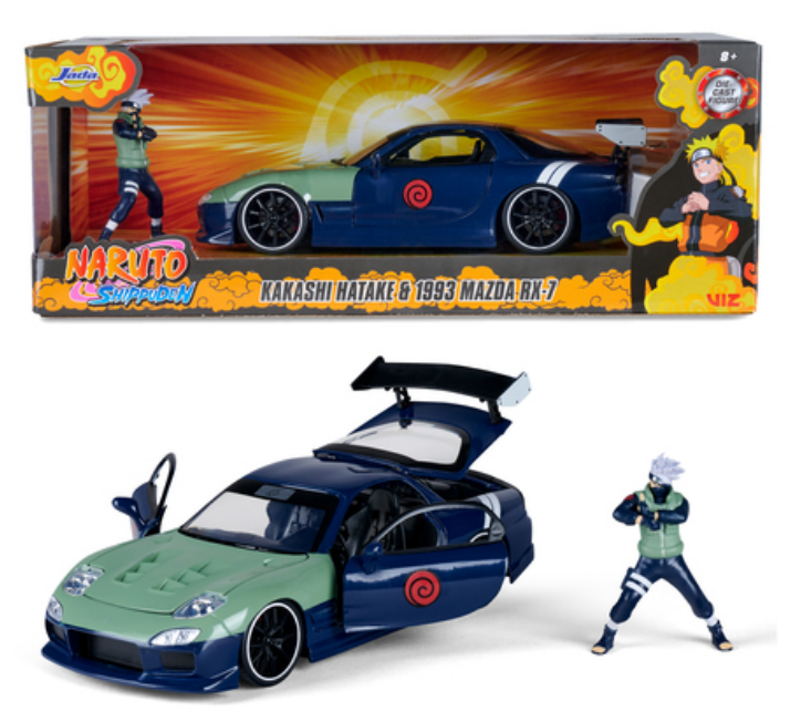 Naruto - Kakashi Hatake & 1993 Mazda Rx-7 - 1:24