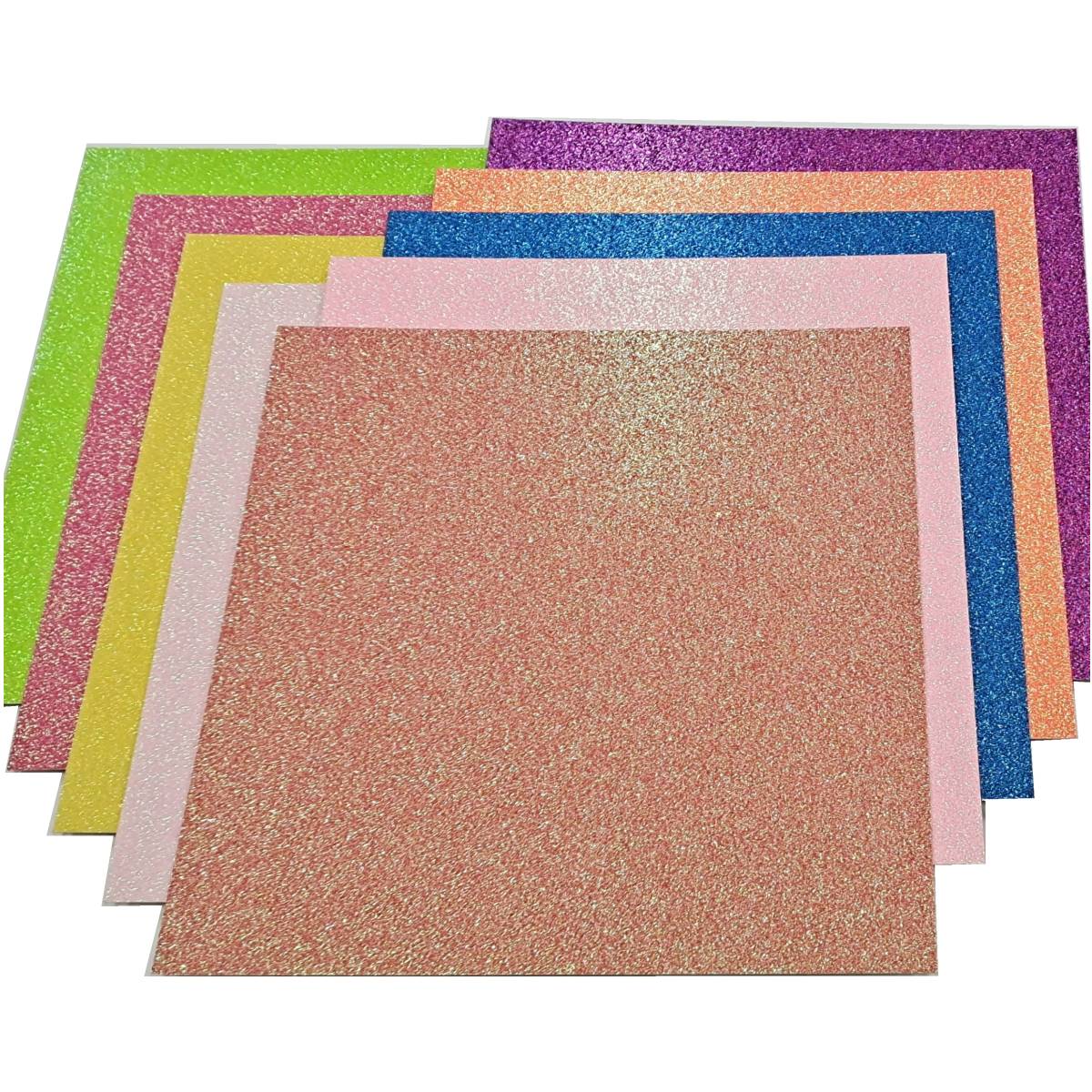 Sparky Renewal Glitter Craft Card Stock 12 x 12 inch Shinny Fancy Glitter Paper