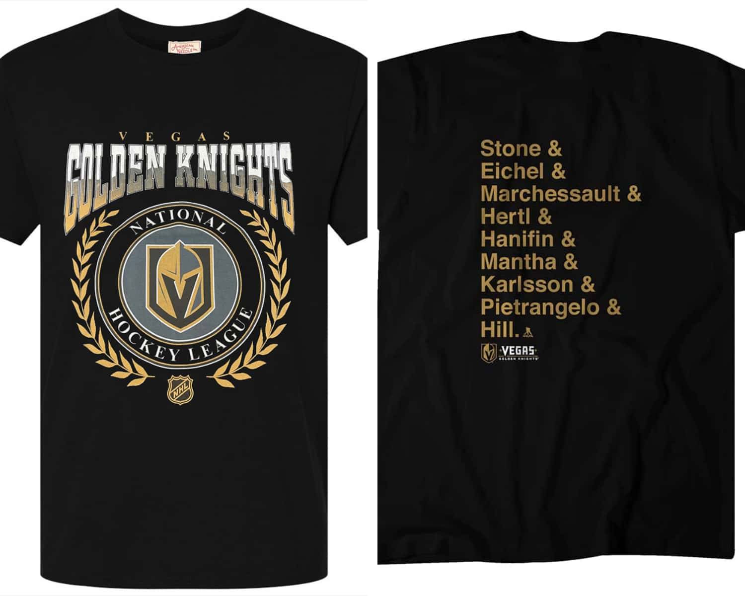 Vegas Golden Knights NHL Säsong Stanley Cup Mästerskap T-shirt 2026 Sommar Ny Unisex Unisex Bomull Överdimensionerad T-shirt Street Y2k cm gray