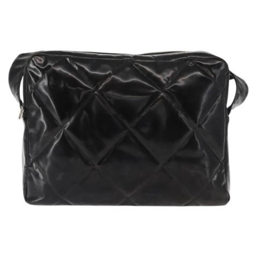 Chanel Vintage Pre-owned Vintage Cross Body Taske - Vintage - Dame - Sort - ONE SIZE - Læder