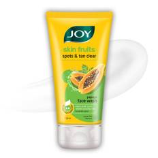 Joy Skin Fruits Spots & Tan Clear Face Wash 150ml Pack of 1 Enriched with Papaya Vitamin C for Glowing Skin