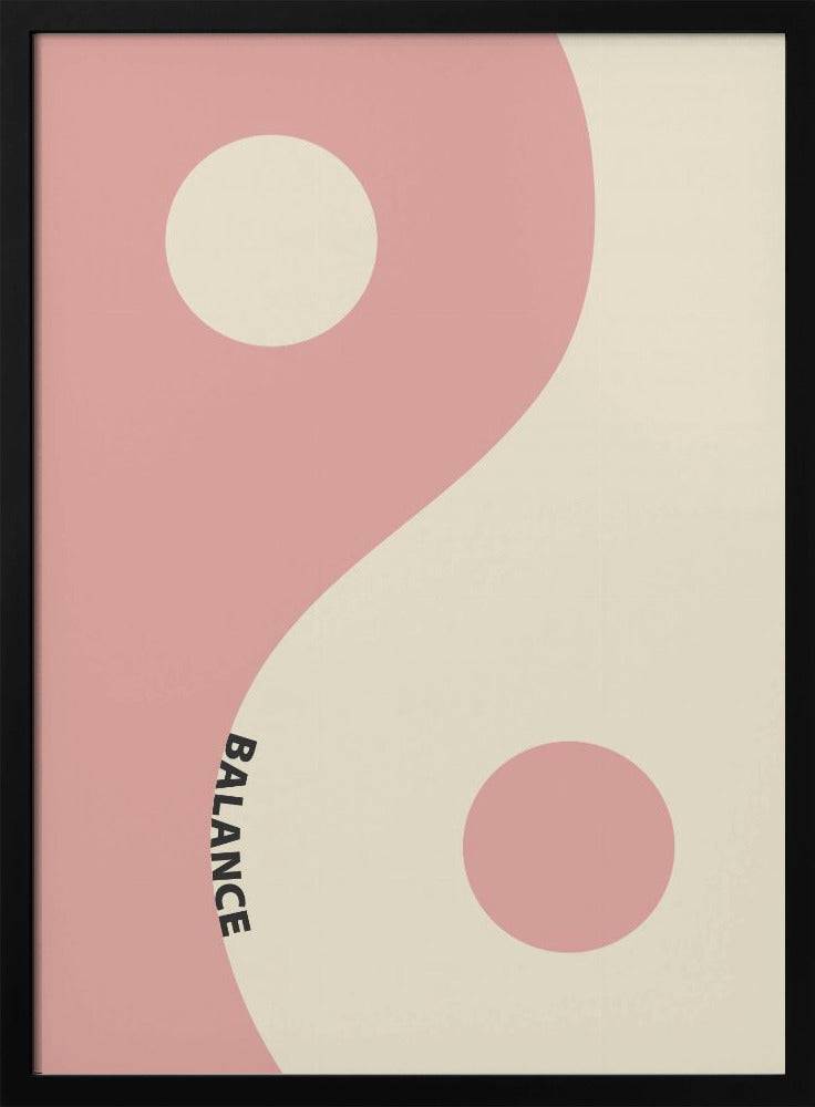 Balance Pink Poster - 70x100 cm / 28x40″