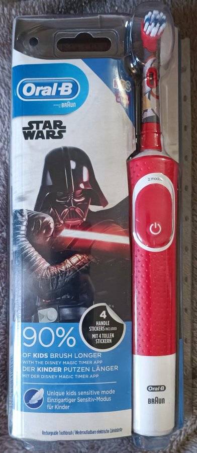Oral-B Kids eltandborste Star Wars Uppladdningsbar *NY*