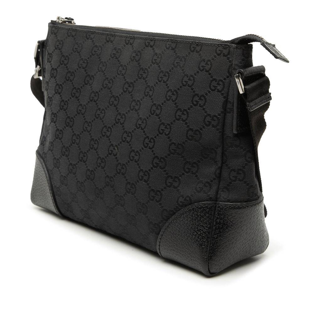 Gucci Vintage Gucci Crossbody Bag L 20.50cm x W 28cm x D 9cm - Crossbody Tasker hos Magasin.