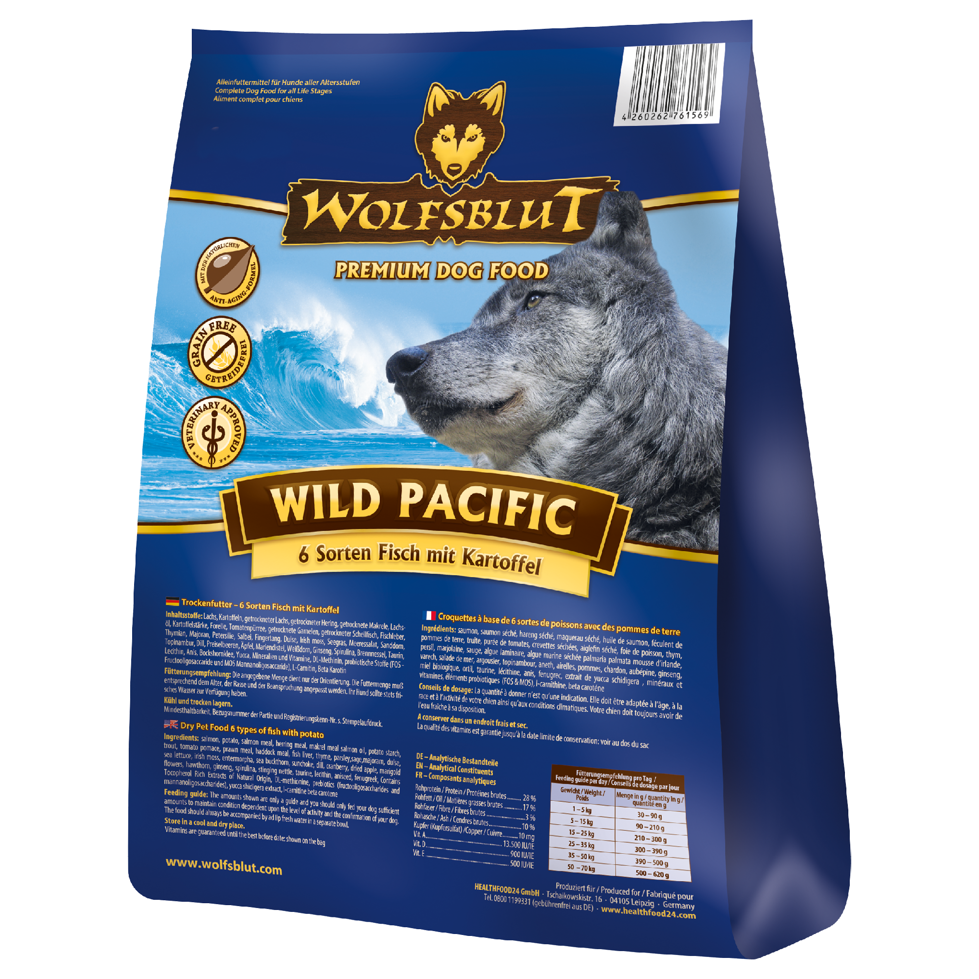 Wolfsblut Wild Pacific Adult - Adult (12,5kg).