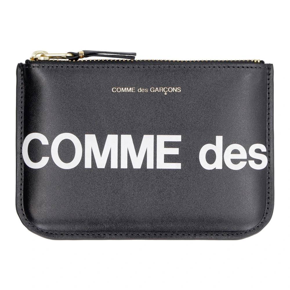 Comme des Garçons Logo Detail Leather Pouch - Accessories - Dame - Sort - ONE SIZE - Uld