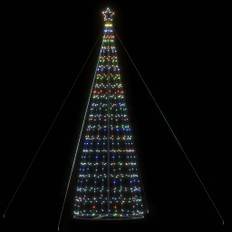 vidaXL LED-juletræ 1534 LED'er 503 cm flerfarvet lys