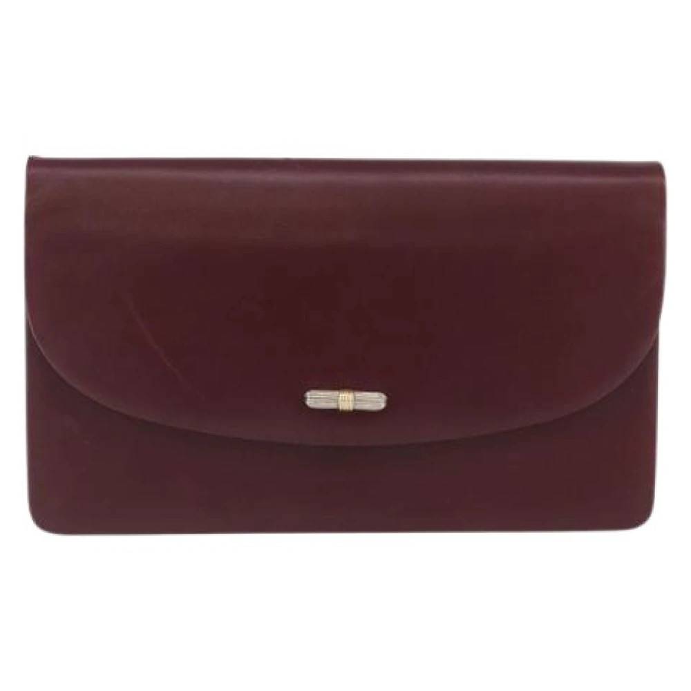 Dior Vintage Pre-owned Vintage Kæde Flap Skuldertaske - Vintage - Dame - Rød - ONE SIZE - Uld