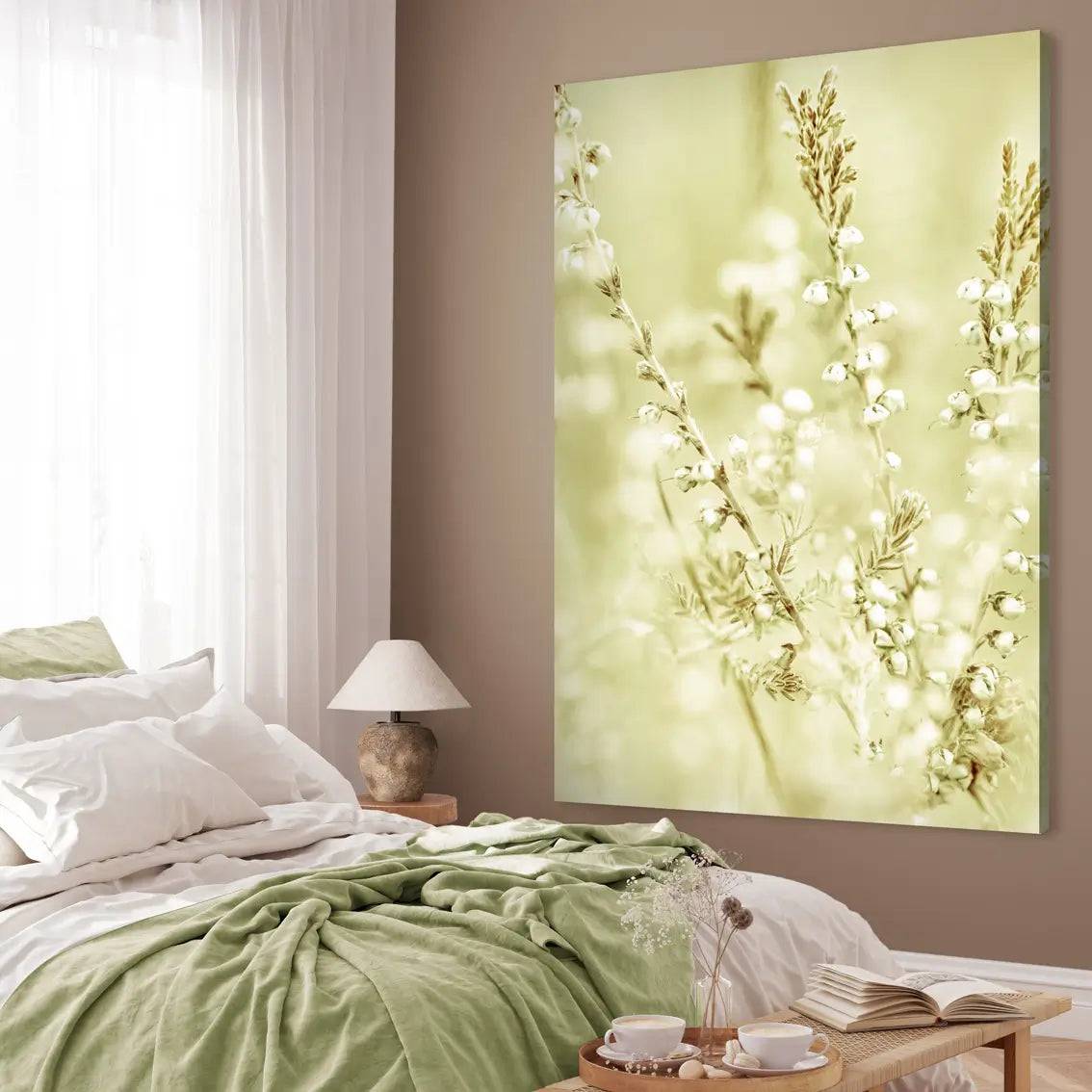 Canvastavla - Wild Meadow Grass (100x150) - Grön