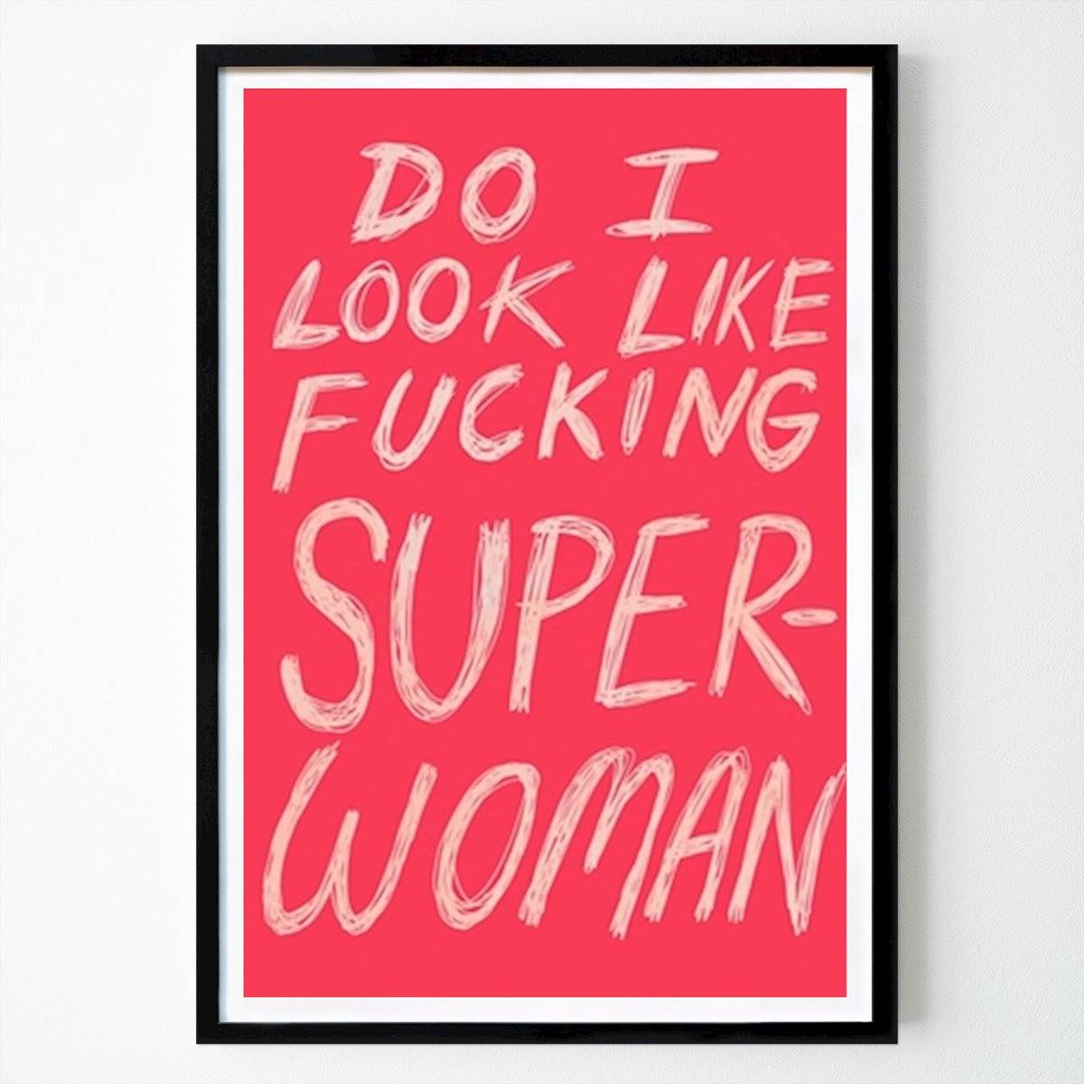 Citat & Text Poster: Superwoman av Astrid Lind