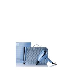 GHD Ghd Chronos & Helios Limited Edition Deluxe - Hair Straightener & Hair Dryer In Icy Blue |Blue |Blue