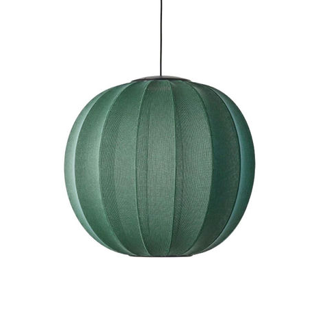 Made By Hand Knit-Wit Round Pendant LED Tweed Green Ø75 cm