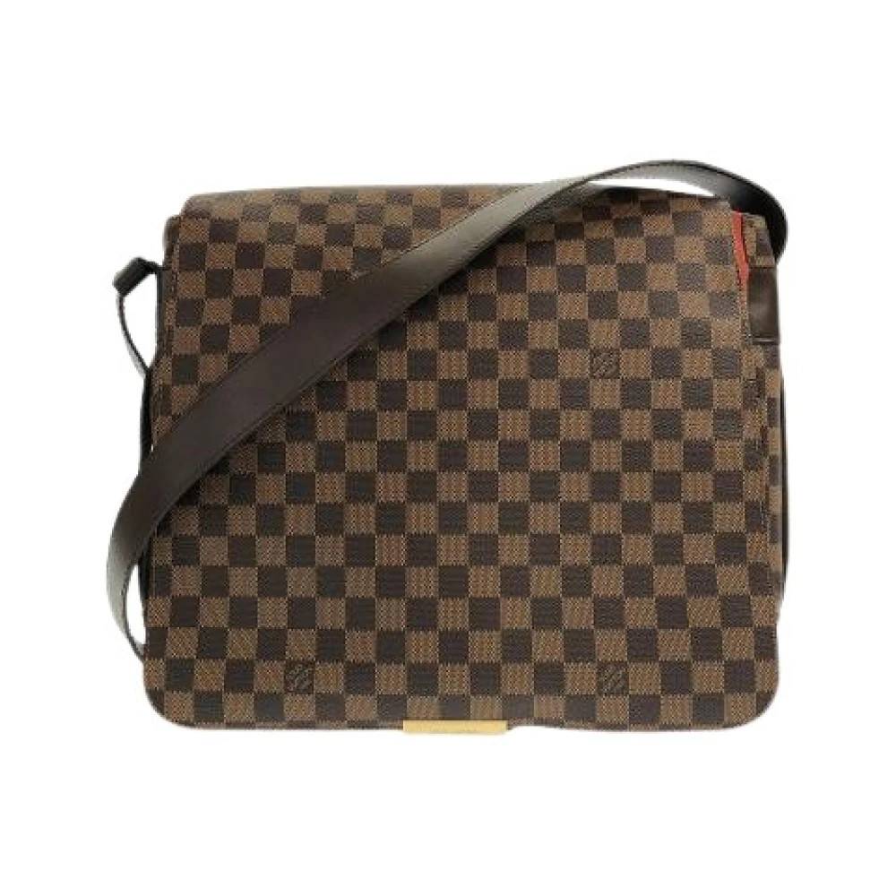 Louis Vuitton Vintage Pre-owned Bastille Damier Skuldertaske - Vintage - Dame - Brun - ONE SIZE - Uld