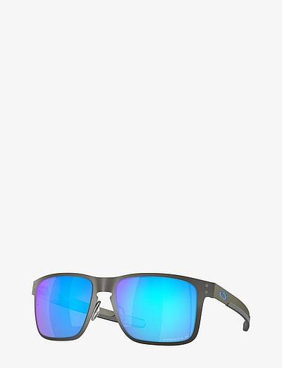 OAKLEY HOLBROOK METAL - Solglasögon - MATTE GUNMETAL / blue