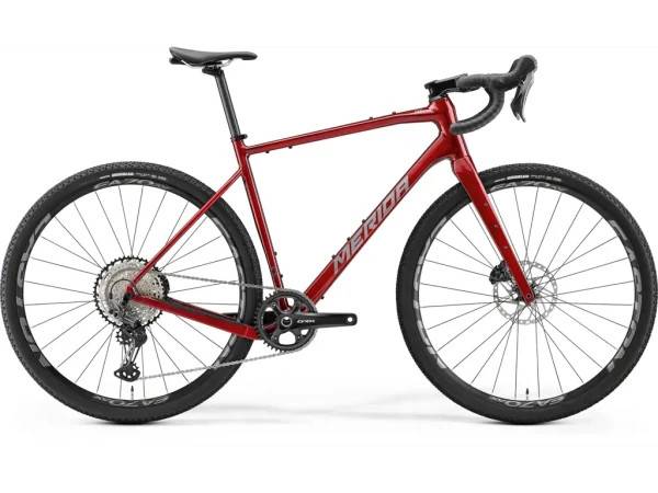 Merida Silex 700 Gravelcykel Grå/Rød - Cykelstørrelse Large