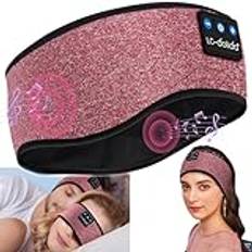 LC-dolida sovhörlurar Bluetooth 5.4, sömn-pannband hörlurar headband sovmask, sporthörlurar musik sova pannband för sport träning, jogging, yoga, resor