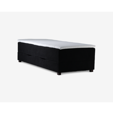 Boxmadras med magasin 90 x 200 cm sort