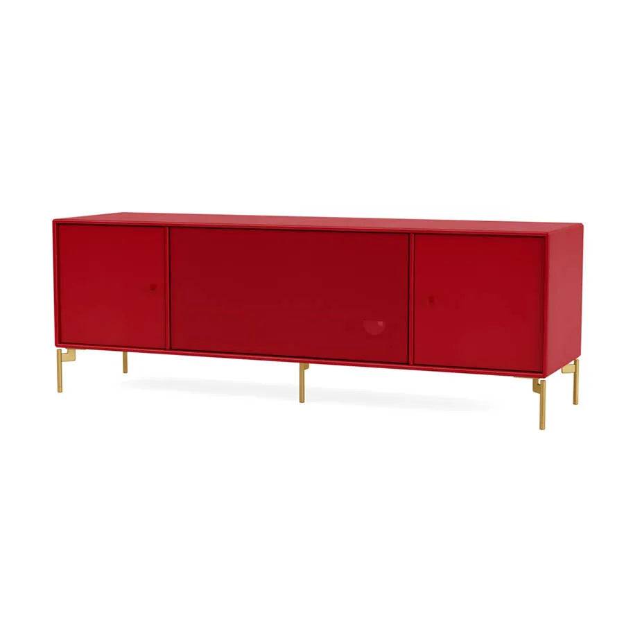 TV & Sound modul Octave III, SI13 medium, inkl. ben fra Montana Beetroot / Krom - Jacobsen Plus