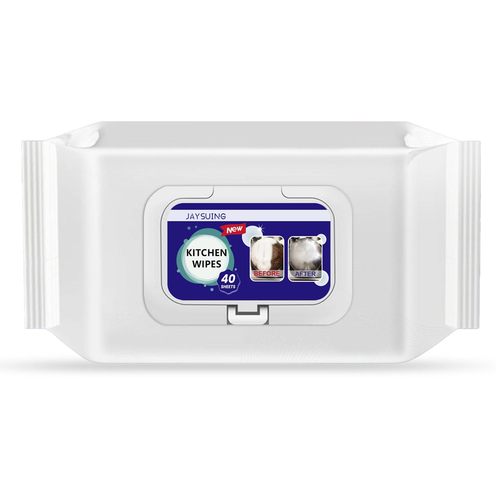 Kitchen Cleaning Wipes, Clean Stubborn Stains Kitchen Heavy Grease Multi-Effect Cleaning And Thickening Wipes - default title