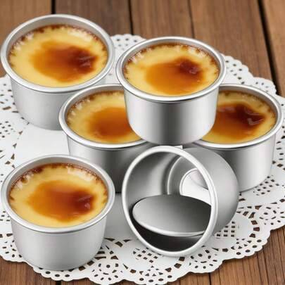 Rund bakform för tårta, avtagbar botten i aluminium, inkluderar non-stick mini-cheesecakeform för ugn, köksredskap för bakning - Multifärgad (10 st,1 st,5 st)
