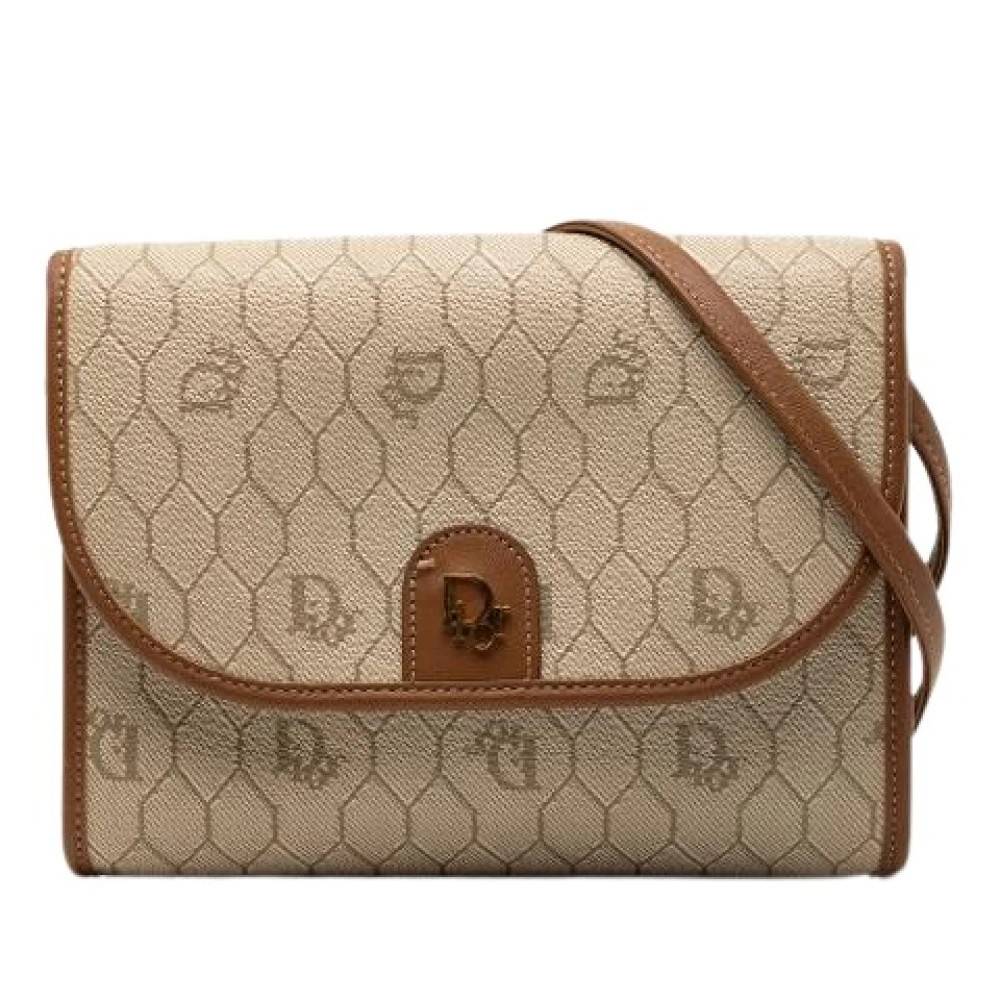 Dior Vintage Pre-owned Canvas dior-tasker - Vintage - Dame - Beige - ONE SIZE -
