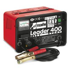 Leader 400 batteriladdare med starthjälp 12-24V